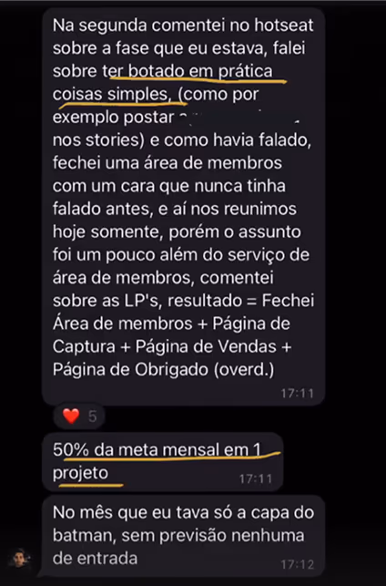 Depoimento da Andressa sobre oportunidade internacional